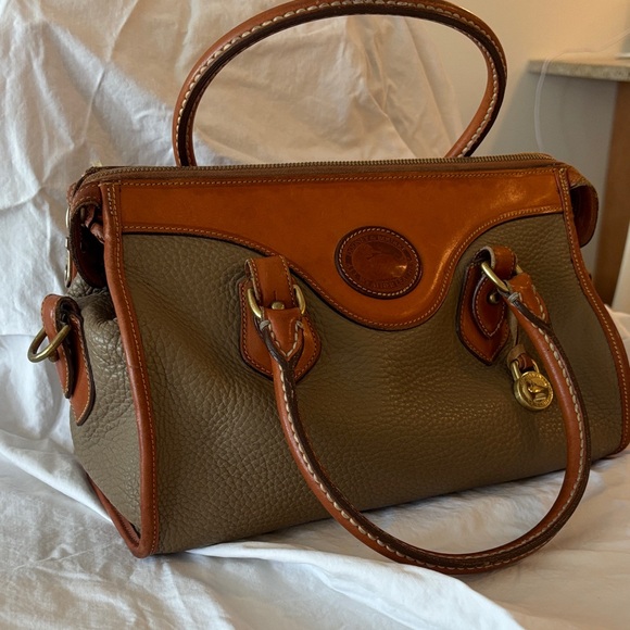 Dooney & Bourke Handbags - Vintage Dooney & Bourke pebbled leather satchel tote. Excellent condition!
